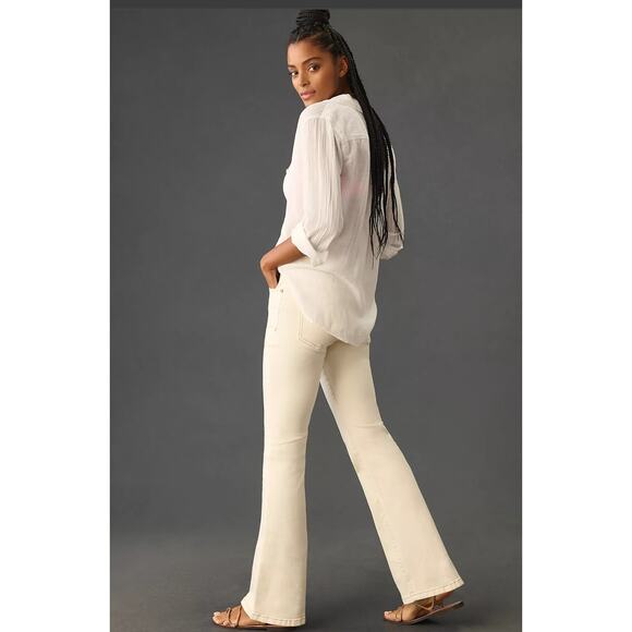 NWT Pilcro The Icon High-Rise Button-Up Flare Jeans-31 waist - Picture 1 of 6